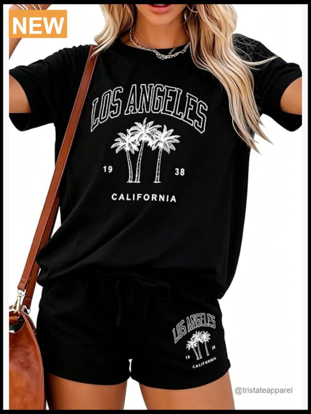 Y2K Graphic 2-Piece Short Set Women Lounge Crew Neck Tee